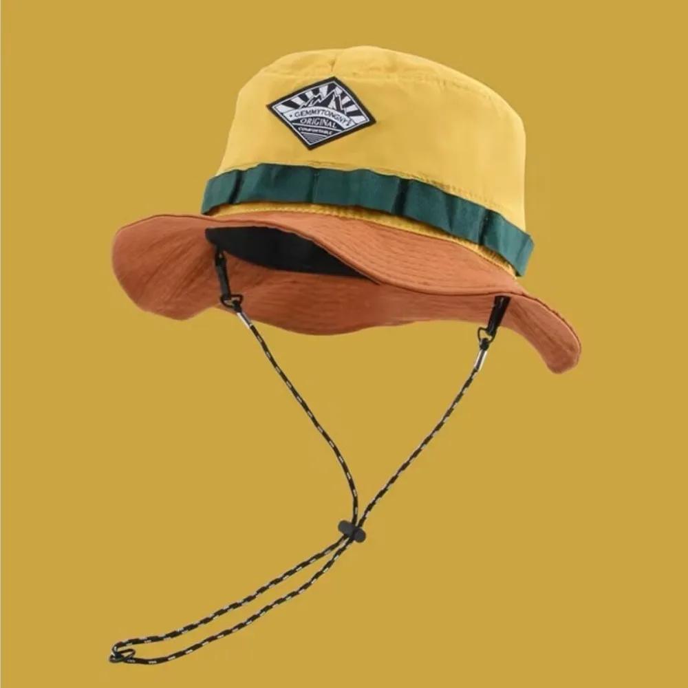 

Japanese Foldable Quick Dry Hat Women Suffolk Fish Hat Visor Basin Hat Summer Sun Bag Canada Leisure Vacation 56-58cm жовтий