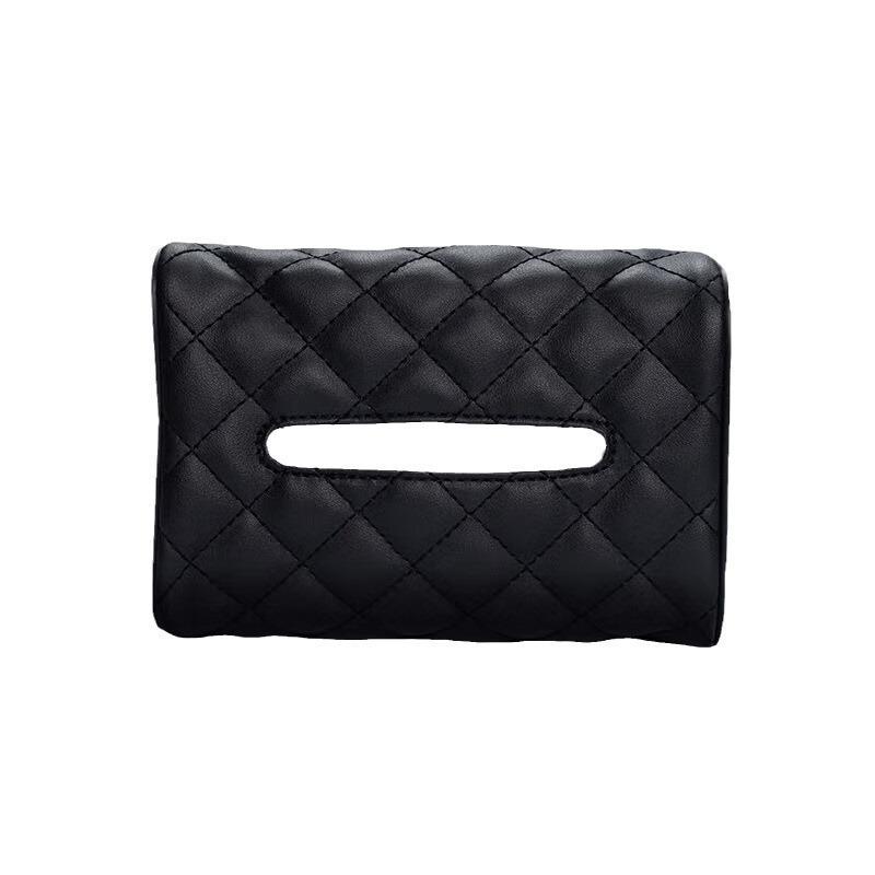 Creative Flower Leather Car Tissue Paper Towel Bag Auto Back Seat Headrest Hanging Tissue Box Boxes Buckle Women Car Accessories