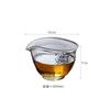 Japanese Style Hammer Glass Fair Cup Heat Resistant Tea Separator Tea Divider Chahai Kung Fu Tea Set Teaware Accessories