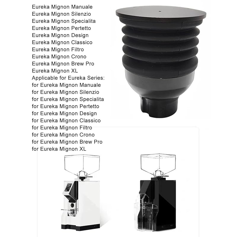 Eureka Mignon Manuale, Silezio, Specialita reusable blowing bean bin for - Clean, hygienic and highly accurate