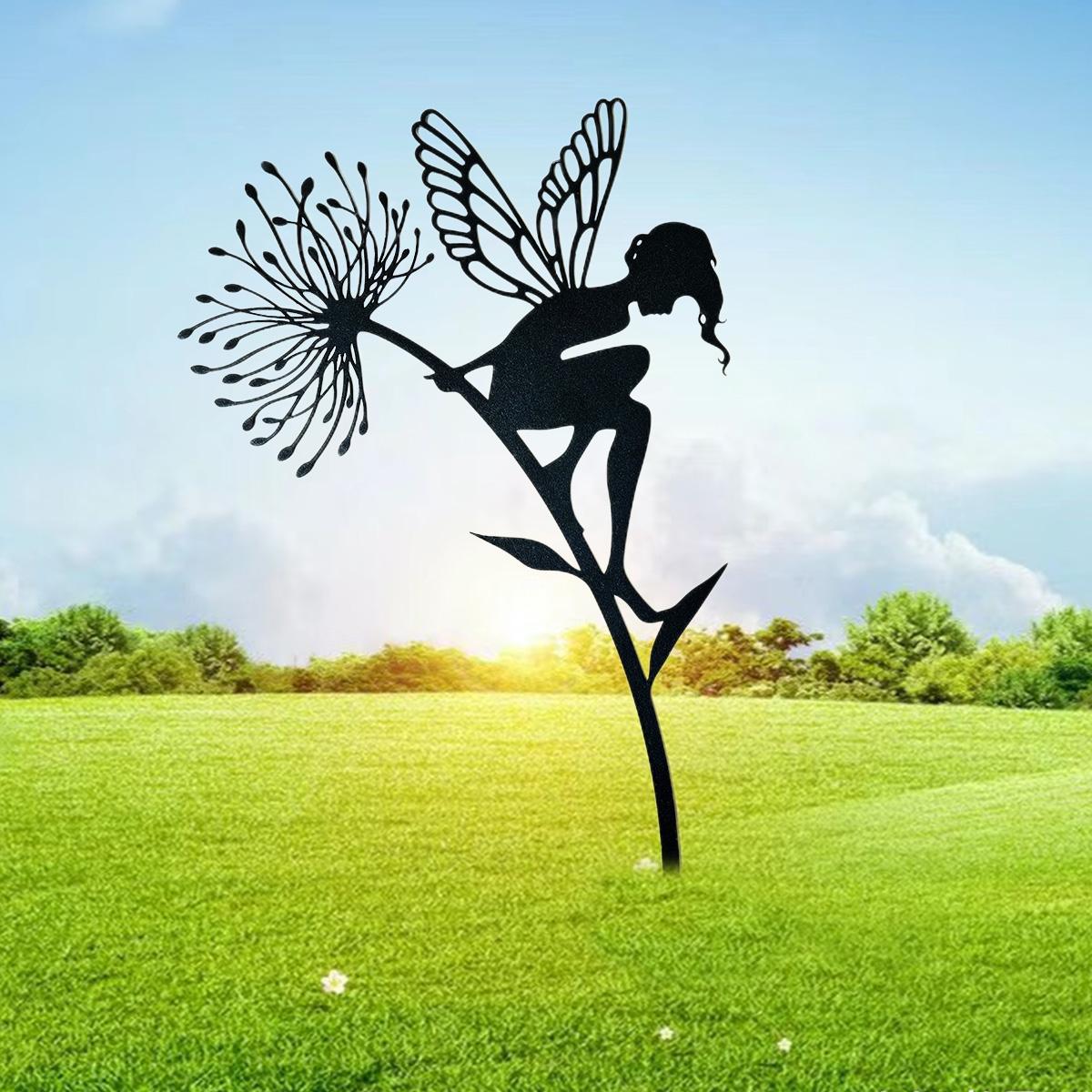 

1pc Outdoor Fairy Garden Patio Lawn Ground Plug Fairy Terrace Planter Insert Garden Decoration