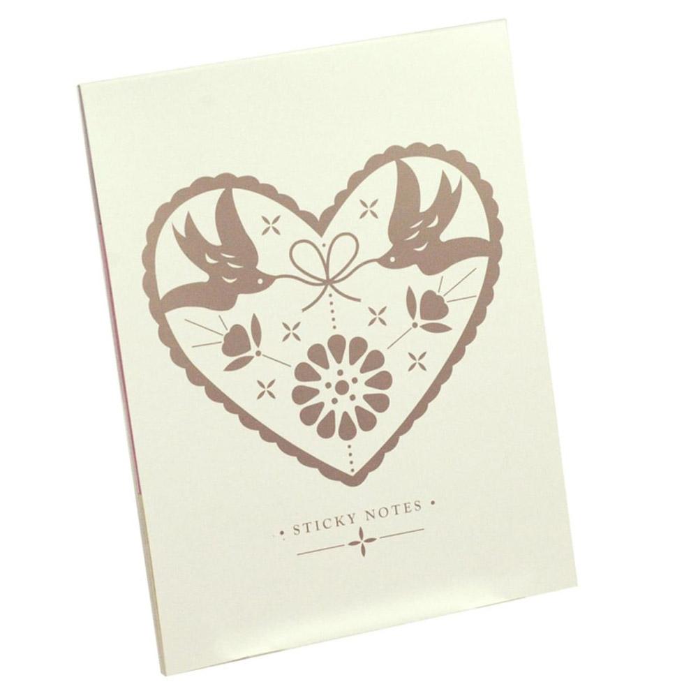 KTwo Wedding Heart Sticky Notes