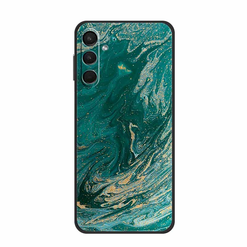 For Samsung Galaxy M15 F15 5G Case Marble TPU Silicone Soft Back Cover Phone Cases for SamsungM15 Mica Painted Cute New Coque