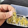 30Pcs Fishing Baits Artificial Soft Shrimp Lures Realistic Looking Vibrant Color Mini Size Soft Baits Fake Lures with Sharp Hooks
