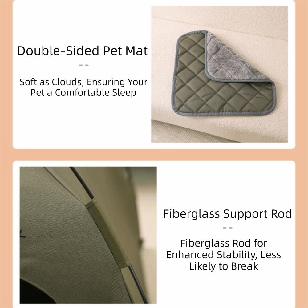 Breathable Feral Cat Shelter Comfortable Pet Nest Tent Universal Folding Cat House Four Seasons