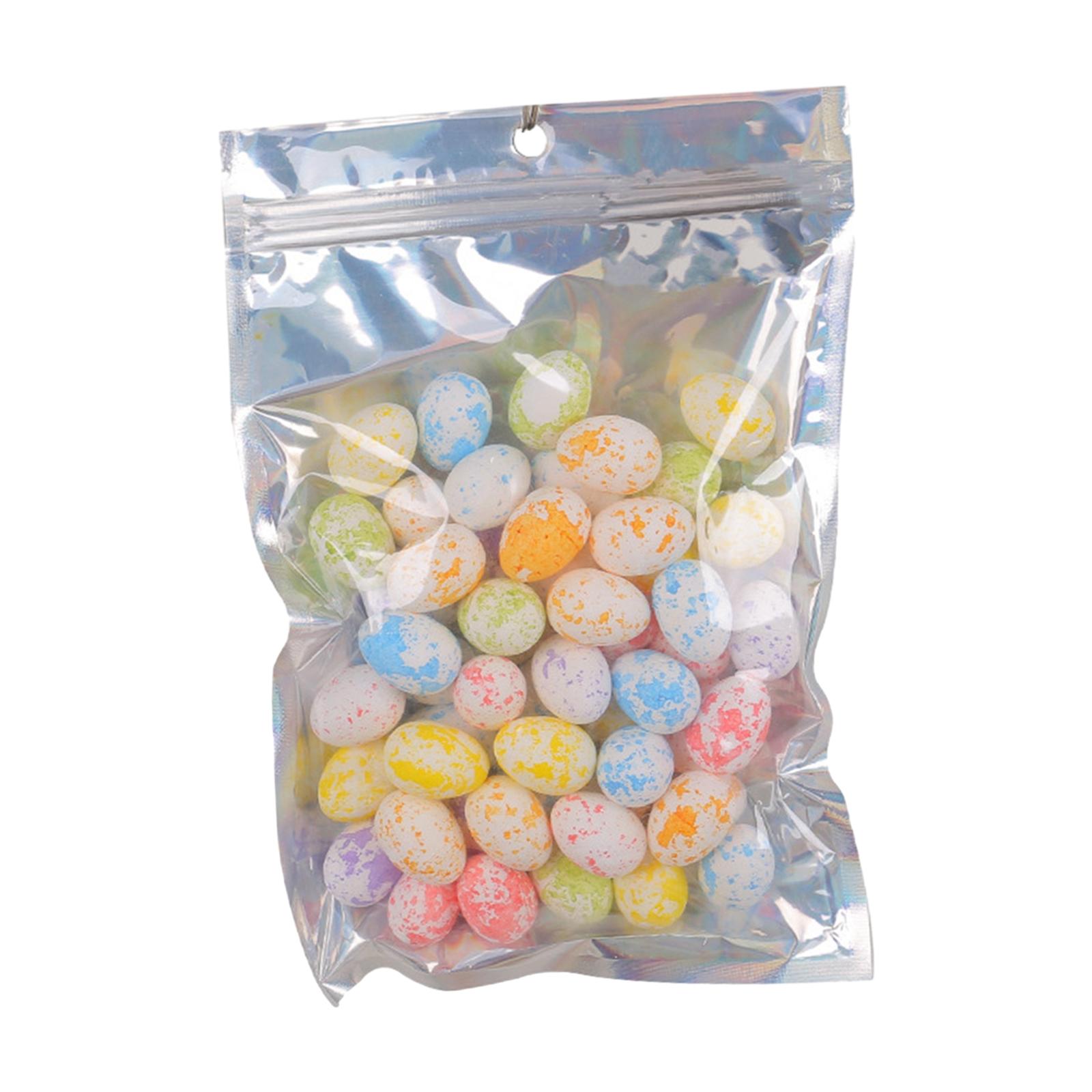 

50 Pieces Easter Foam Eggseaster Artificial Eggs Faux Fake Eggs Home Goods Decor Kids Mini Toys for Crafts Home Garden Decor