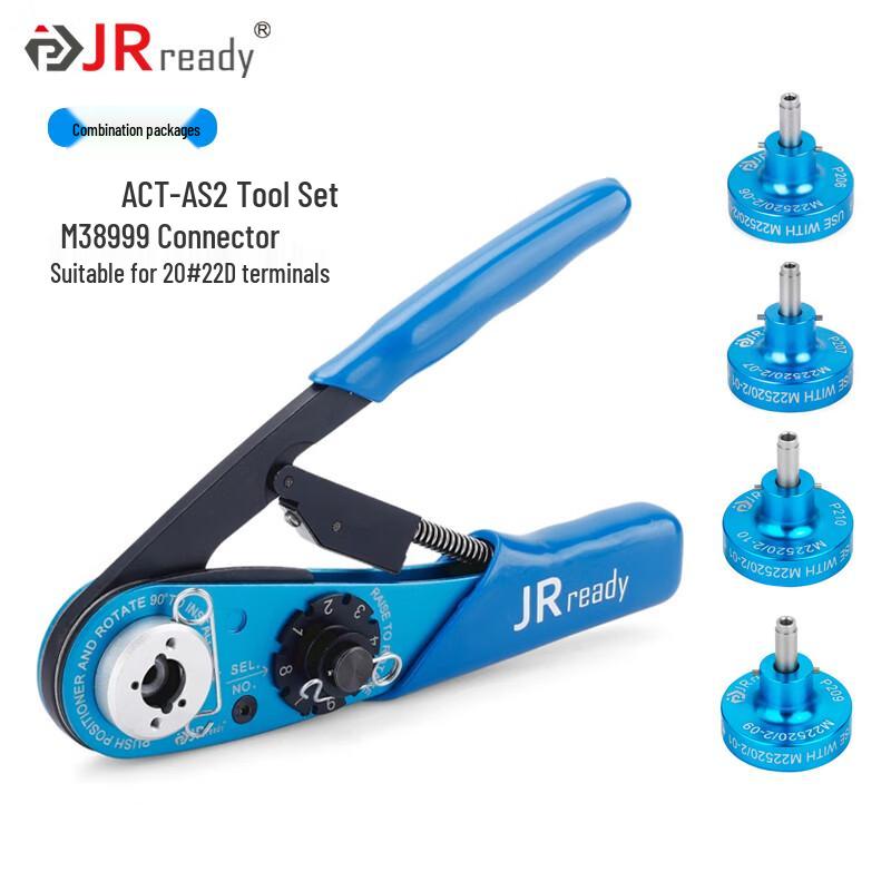 JRready 38999 Aviation Terminal Crimping Tool Set