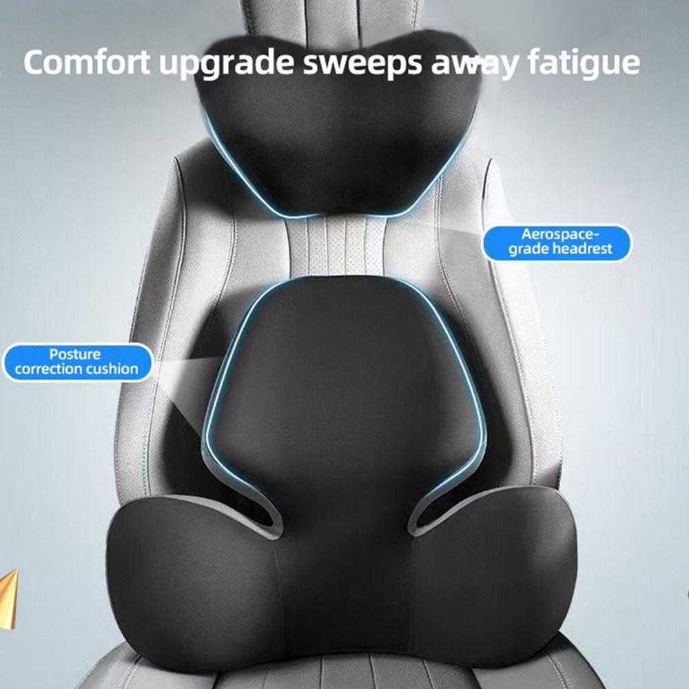 Adjustable Seat Cushion Set Waist Support Lumbar Pad High Quality Car Neck Pillow
