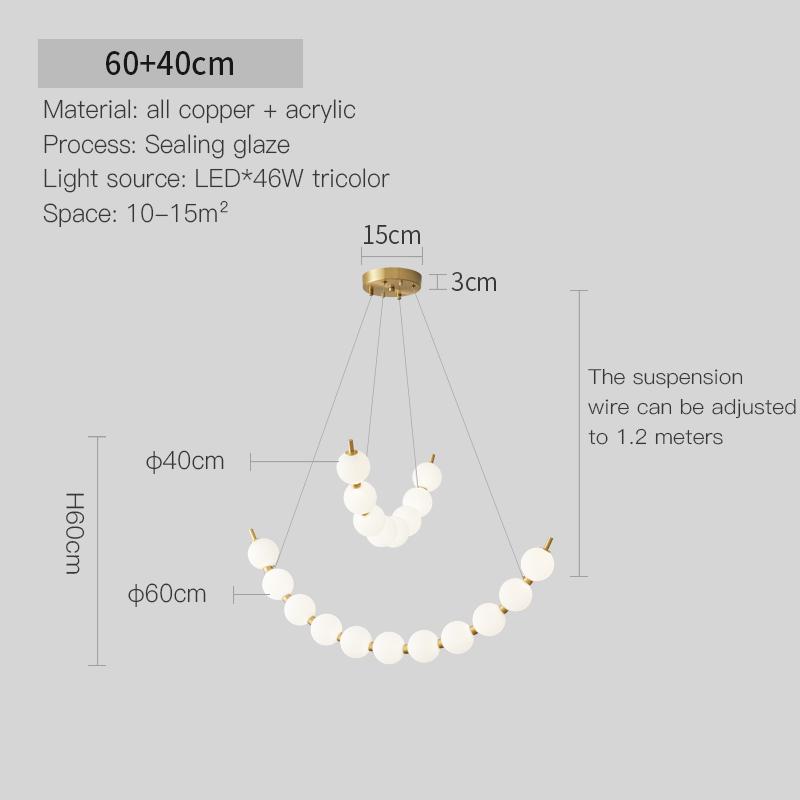 Minimalist Dining Room Chandelier Living Room Light Modern Brass Full Copper Designer Bar Bar Apartment Fashion Light Fixtures
