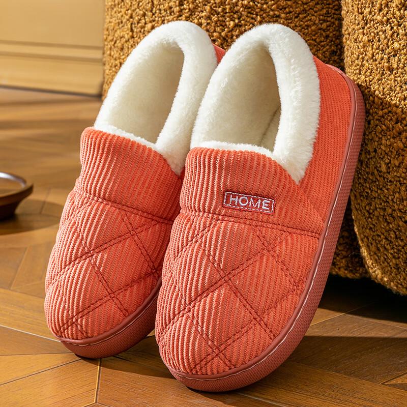 Changbaosen Waterproof Closed-Heel Cotton Slippers