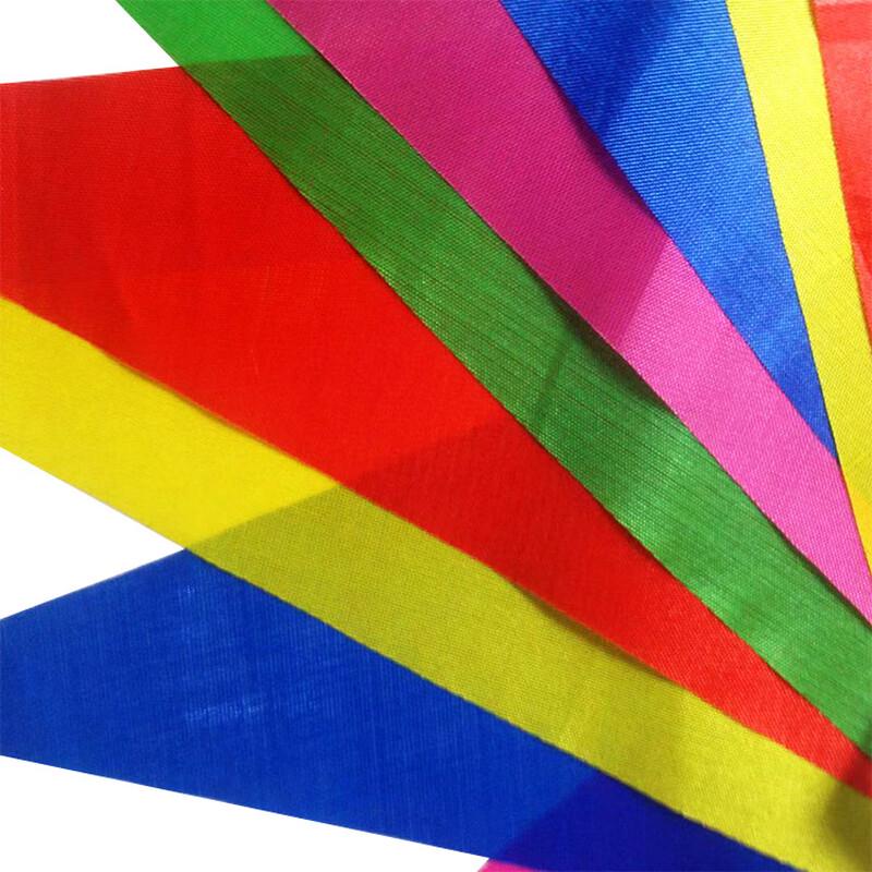 100M Colorful Triangular Bunting Flag Banner