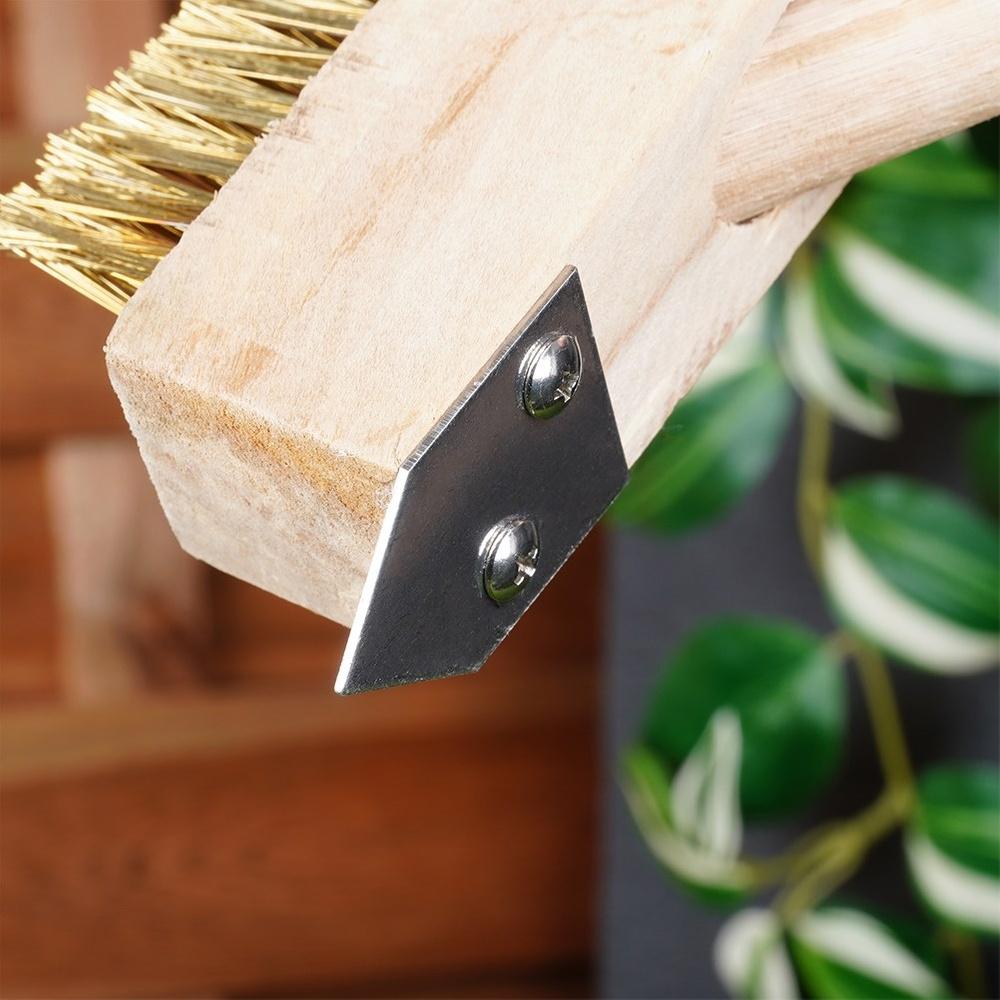 Wire Brush for Paving Stones, Cobblestones, Weeds, Grass, Moss Removal