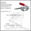 GH-302-FM Push/Pull Toggle Clamp Vertical/Horizontal Type Woodworking Hand Tool  Furniture Making