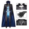 Megamind Cosplay Halloween Jumpsuit Cloak Set Performance Costume For Adult