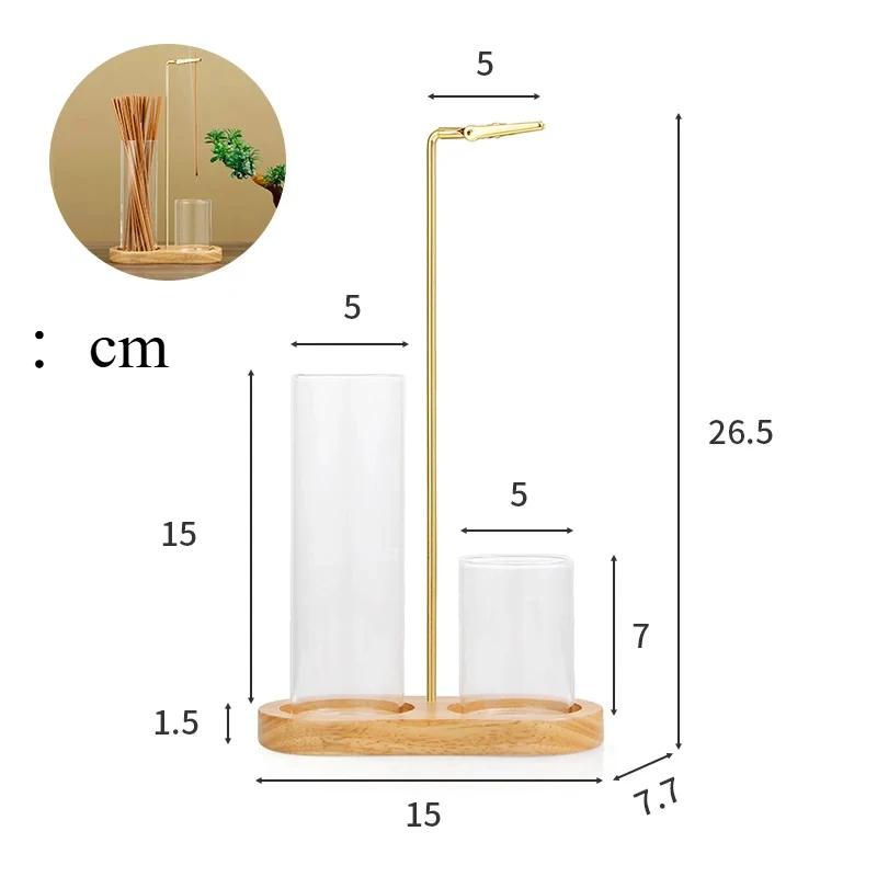 

2 в 1 держатель для благовоний, антипепельная летающая курильница со съемным стеклянным улавливателем золы и органайзером для благовоний
