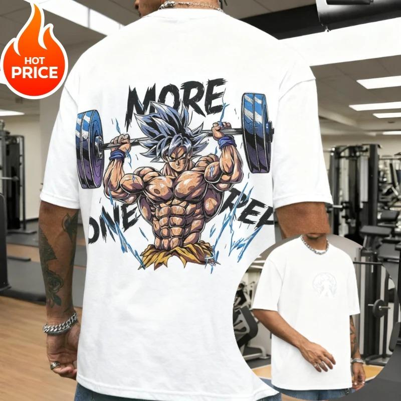 Super Saiyan Son Goku Gym Vintage Harajuku Anime Dragon Ball Men Summer T-Shirt Loose Women Streetwear Casual Short Sleeve Tee