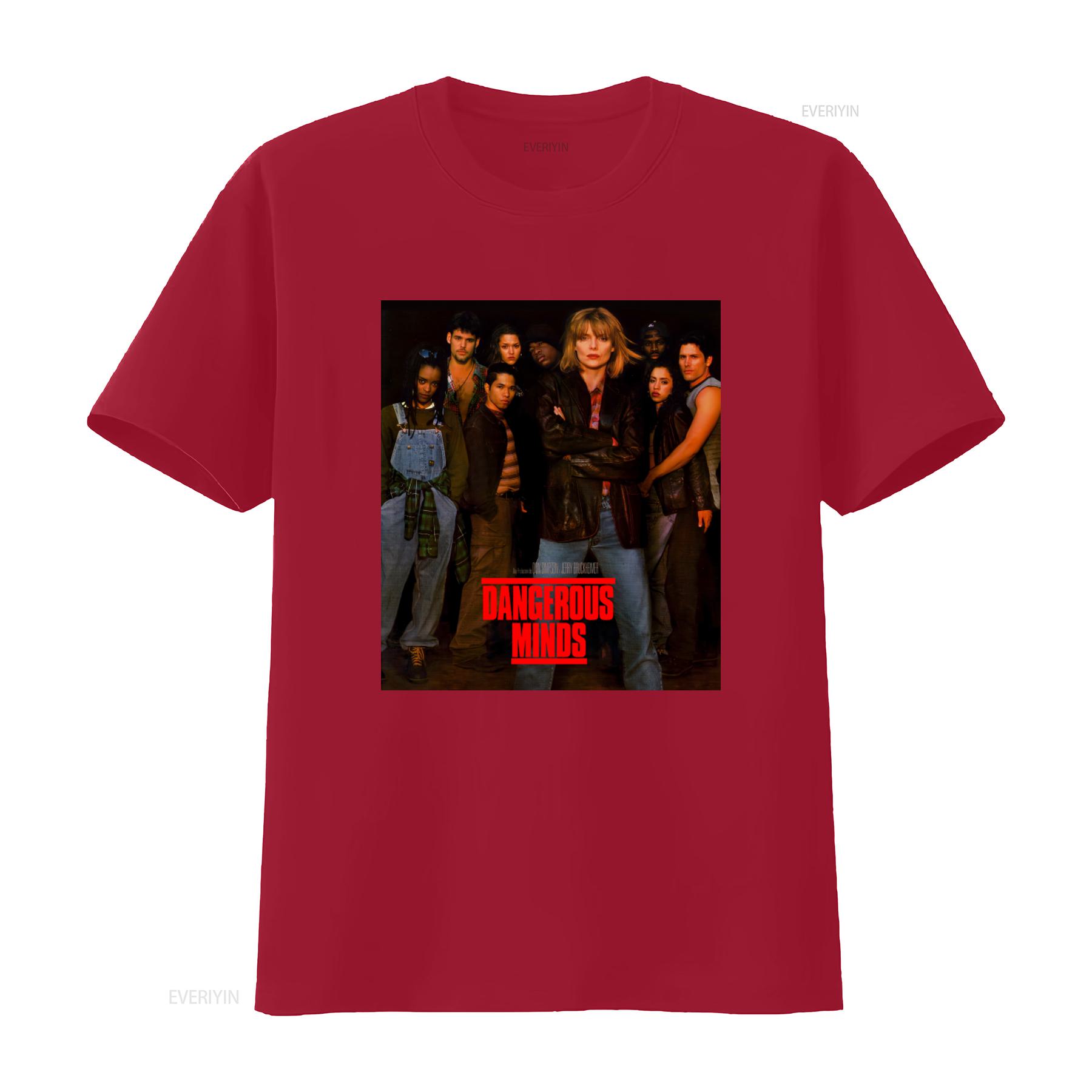 

Dangerous Minds 90s Retro Movie Inspired T Shirt Vintage Style for Lovers vintage Washed streetwear Soft graphic Stretched S