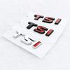 3D ABS Chrome Black Logo TSI Emblem Letters Car Trunk Badge For VW TSI Sticker Accessories