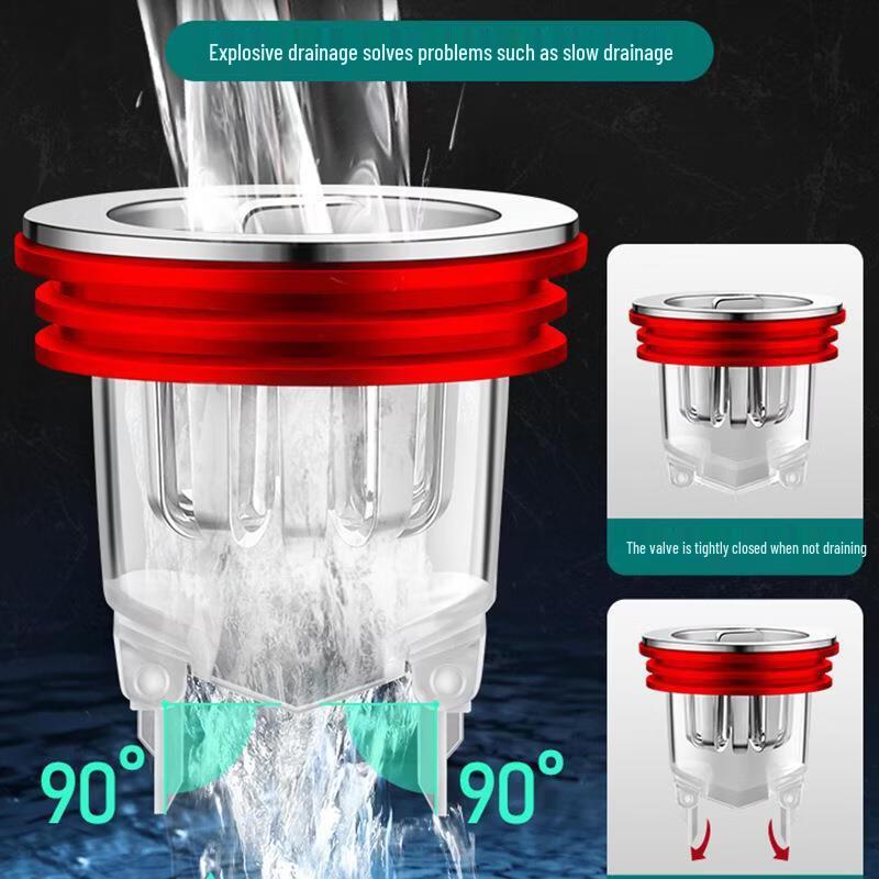 TLXT Anti-Odor Floor Drain Core & Filter Plug