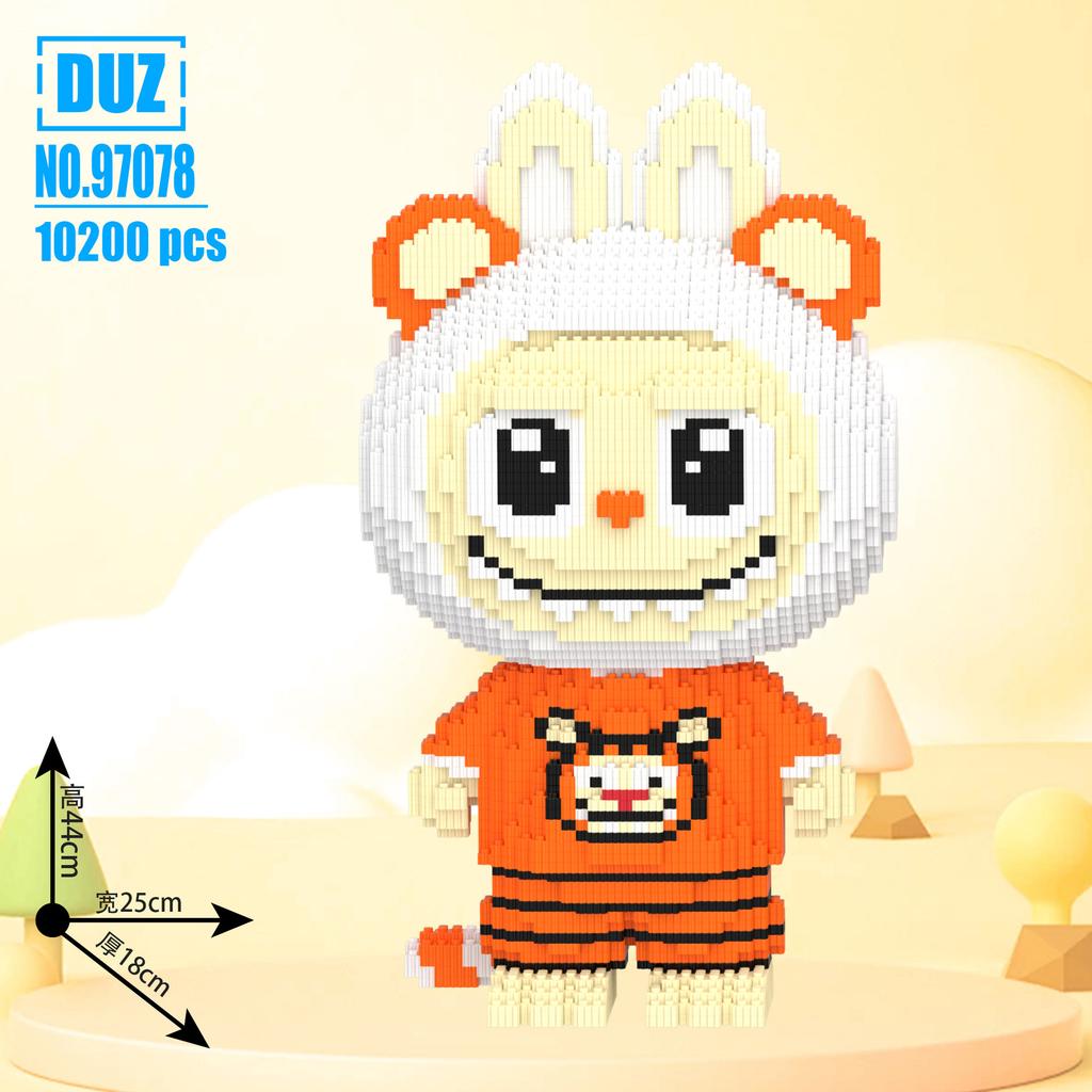 Big Pokemon Squirtle Charmander Magic Building Block Cartoon Horse Joker Model Toy Dragon Assembled Bricks Figure For Kids Gift