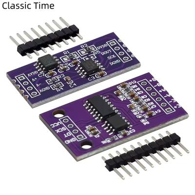 CS1237 24-bit ADC Module Onboard TL431 External Reference Chip Single-channel Weighing Sensing 24bit CS1238 Dual Channel