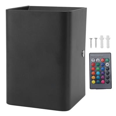 LED RGB Wall Light Dimmable Remote Control Wall Lamp Fixture for Living Room Bedroom Hallway Closet