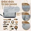 Large-capacity Portable Cosmetic Bag Vertical Desktop Storage Multifunctional Cosmetic Storage Bag Stationery Pen Storage Bag