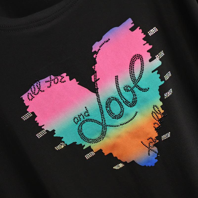 Übergröße Damen Sommer Kurzarm Neues entspanntes lässiges gerades mittellanges Kleid