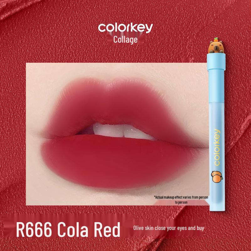 Capybara Colorkey Velvet Matte Lip Glaze for Women