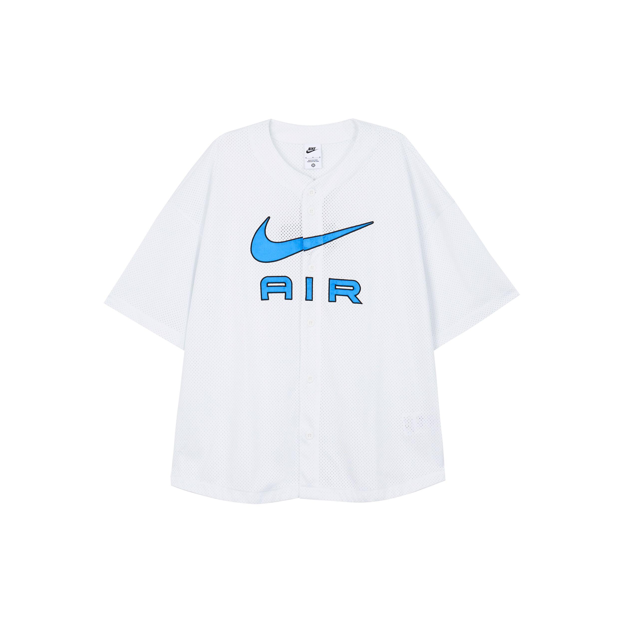 

Nike Удобная трикотажная рубашка с однотонным узором с короткими рукавами, топы унисекс, белые FN2149-121 2XL