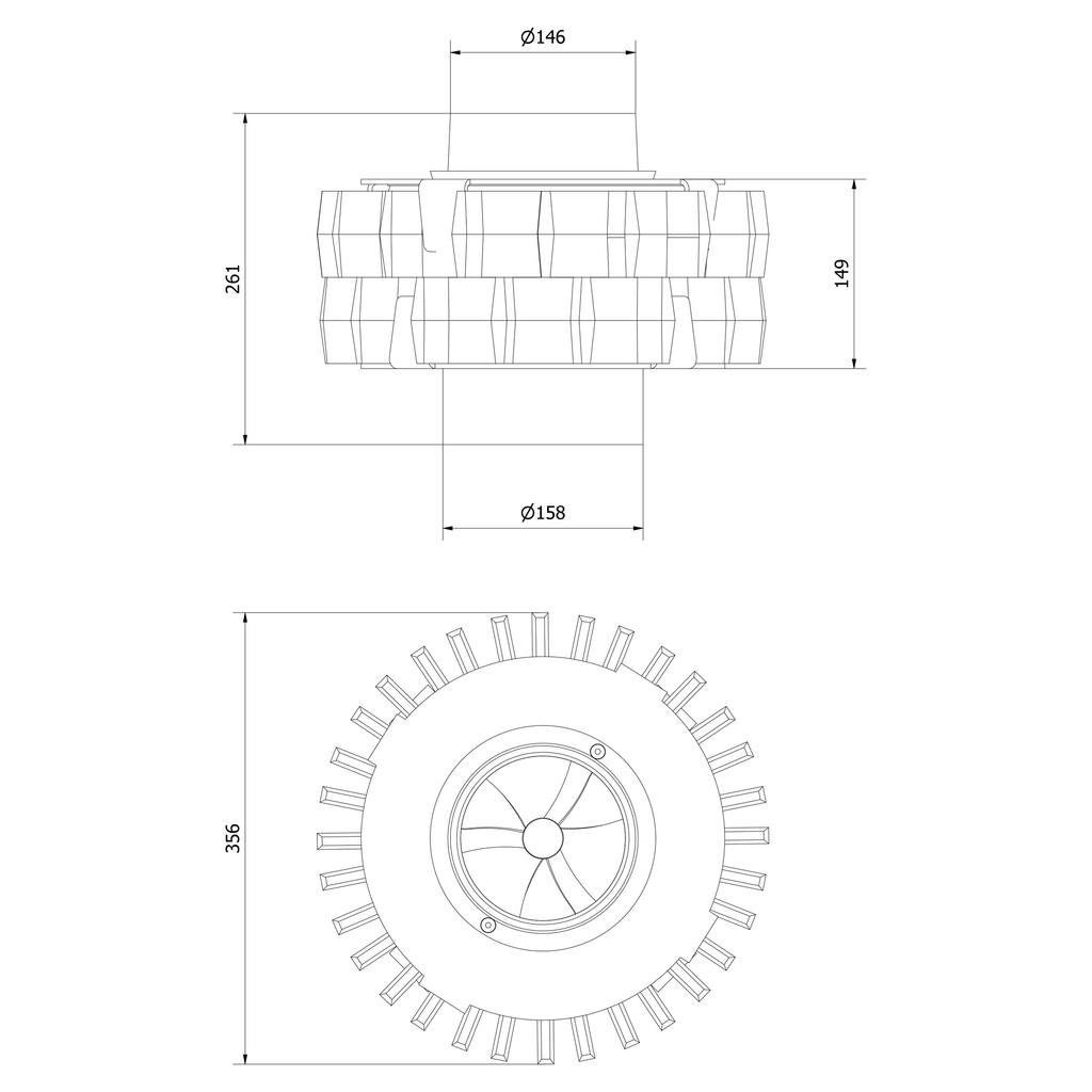 Set of cast iron accumulation discs 2 pcs. for stoves REN/M, TORA/M