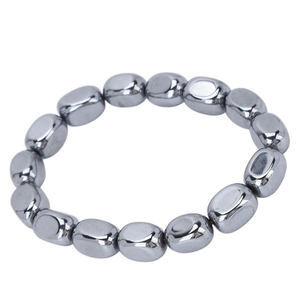 Terahertz náramek Energy Stone Volné elastické přírodní korálky Terahertz náramek pro ženy Muži