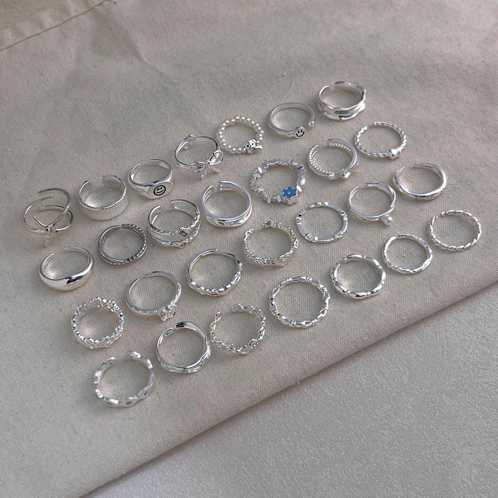 Elegante Anello Aperto in Argento Sterling 925 per Donna: Lussuoso, Durevole, Versatile, Design Inalterabile.