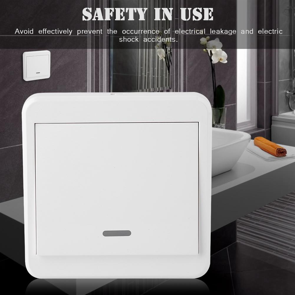 AC Panel 86 Wall Wireless Remote Control Relay Switch Transmitter & Receiver  110-220V  1 Way