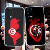 IK72 Tunisian Flag Passport Transparent Phone Case for Motorola Moto G7 G8 G9 G84 G85 G73 G24 G15 Z2 Play Power Plus