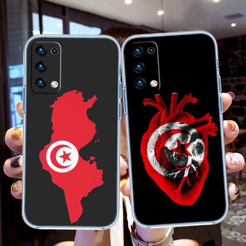 IK72 Tunisian Flag Passport Transparent Phone Case for Motorola Moto G7 G8 G9 G84 G85 G73 G24 G15 Z2 Play Power Plus