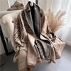 Versatile Long Women's Air Conditioner Shawl Scarf Autumn and Winter Thickened Imitation Cashmere Scarf Women