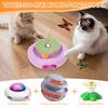 Interaktives Katzenspielzeug 3 in 1 Elektrischer Schmetterling Katzen-Teaser Automatisches rotierendes Schmetterlingsfeder-Spielzeug Katzen-Jagdspielzeug Haustierbedarf