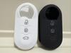 Pusakieyy 1Pcs Of New Silicone Key Cover Case For Fiat 500 3 Buttons Flip Remote Blank Fob Car Accessories Auto Parts Shell Part