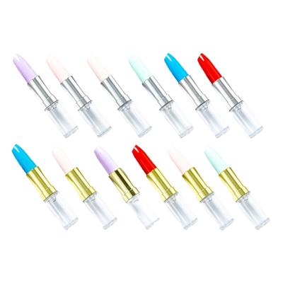 6 Stück Neuheit Lippenstift Kugelschreiber für Frauen, Lippenstiftförmiger Schreibstift für Büro, Strumpffüller, Dekoration