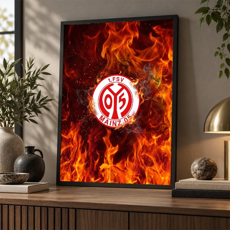 Mainz FC Diamond Painting Kit 5D Full Drill DIY Diamond Mosaic Wall Art Home Decor