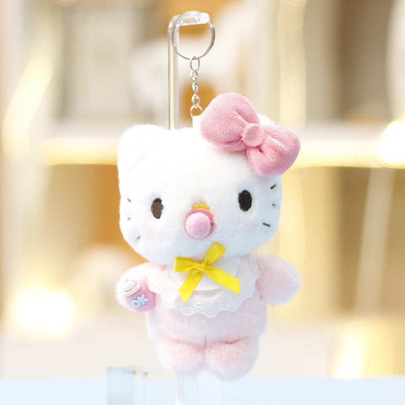 Sanrio Soft Plush Nipple My Melody Cartoon Keychain For Girls And Teens