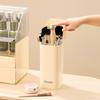 Auto-Rising Makeup Brush Storage Holder Large Capacity Dustproof Makeup Tool Organizer Makeup Tissue Holders Home Organizers