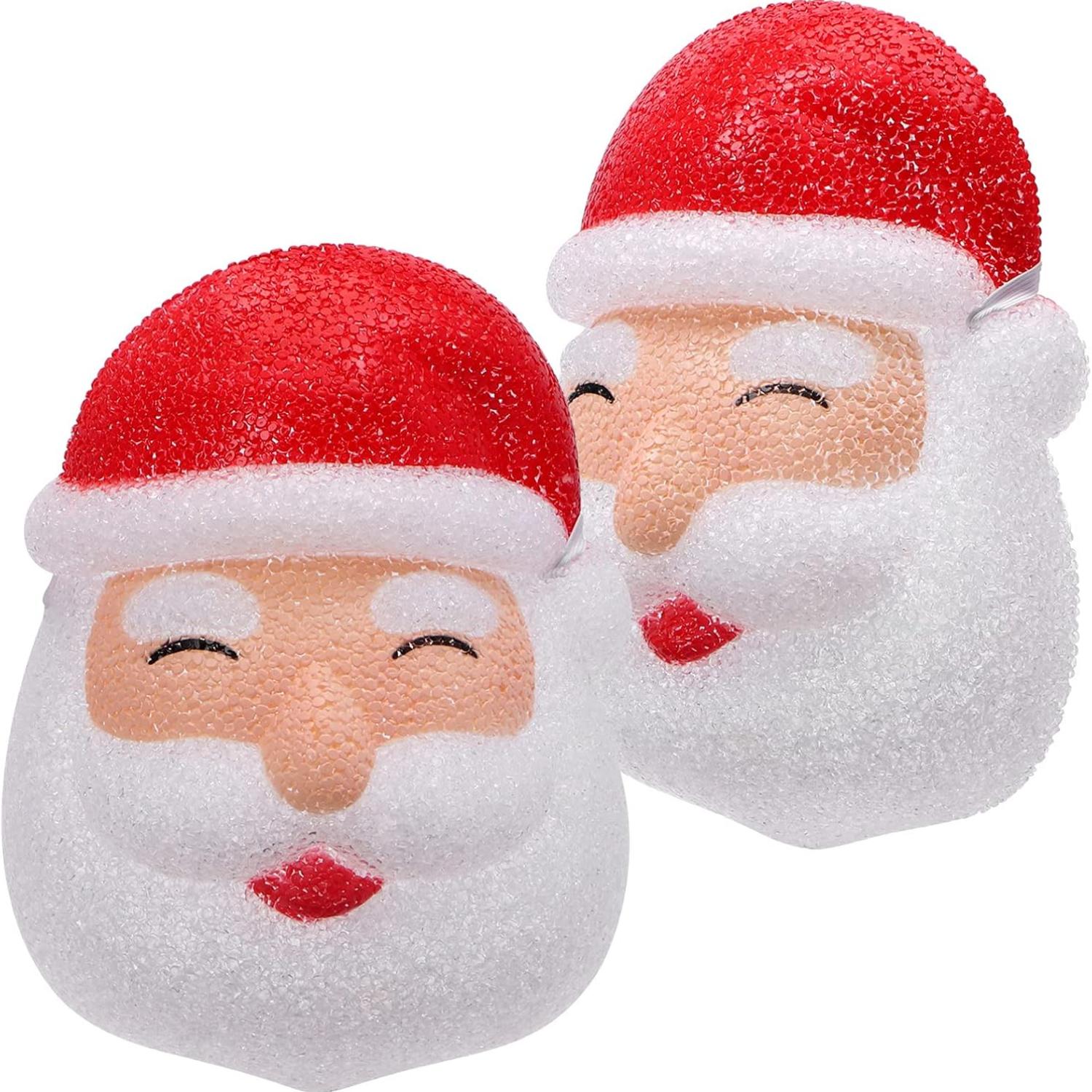 

2 шт. рождественские чехлы для крыльца Санта-Клауса для уличного освещения, рождественские украшения, светильники для гаража