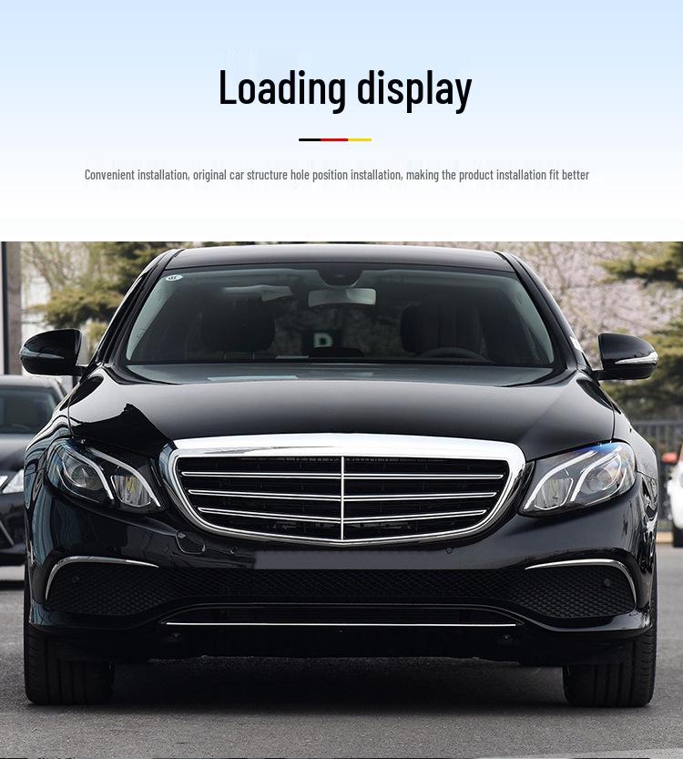 Mercedes-Benz E-Class Bumper & Door Decorative Strips: Anti-Collision for E200L, E300L, E320L