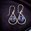 Sodalite Gemstone 925 Sterling Silver Handmade Jewelry Earrings For Wedding EE-38-23