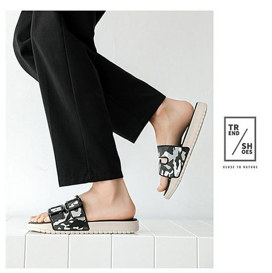 New Men's Trendy Summer Fashion Outdoor Sandals: Simple Beach Slippers for Couples