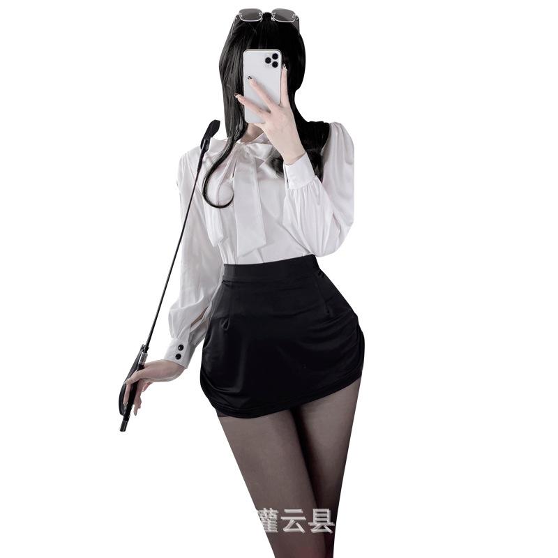 Sexy ol female secretary sexy underwear flirting passion suit uniform pure lust seduction clothes