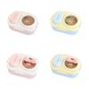 Cute Sealed Lunch Box with fork spoon Fresh Keeping Leak-proof 3 grids Lunch Box Bow Sweet Picnic Box Outdoor Activities