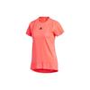 Training Round Neck Running Short Sleeve T-Shirt Women Tops Pink GL6923